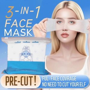 all in 12 piece facial skincare tool set with silicone mask bowl, brushes & disposable sheet masks – 240 wet compress pads + 100 face mask sheets