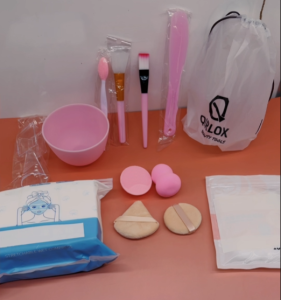 all in 12 piece facial skincare tool set with silicone mask bowl, brushes & disposable sheet masks – 240 wet compress pads + 100 face mask sheets